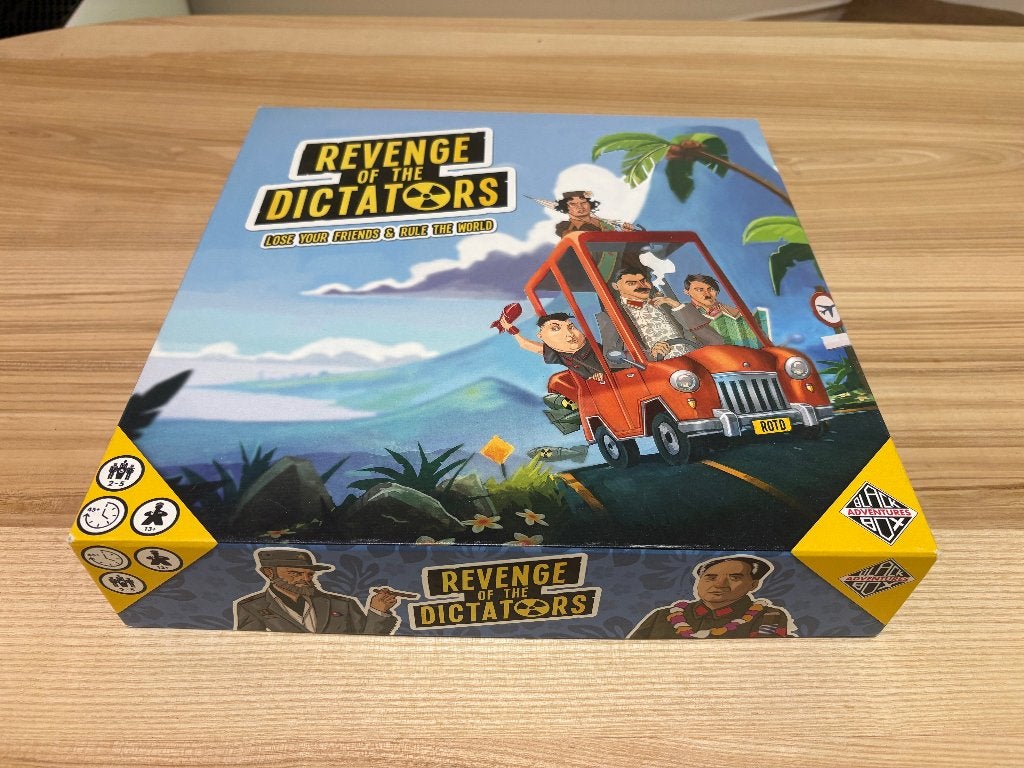 Revenge of the Dictators, Hobby en Vrije tijd, Gezelschapsspellen | Bordspellen, Vijf spelers of meer, Verzenden, Gebruikt, Black Box Adventures