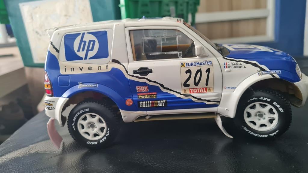 Mitsubishi Pajero Paris-Dakar modelauto, Ophalen of Verzenden
