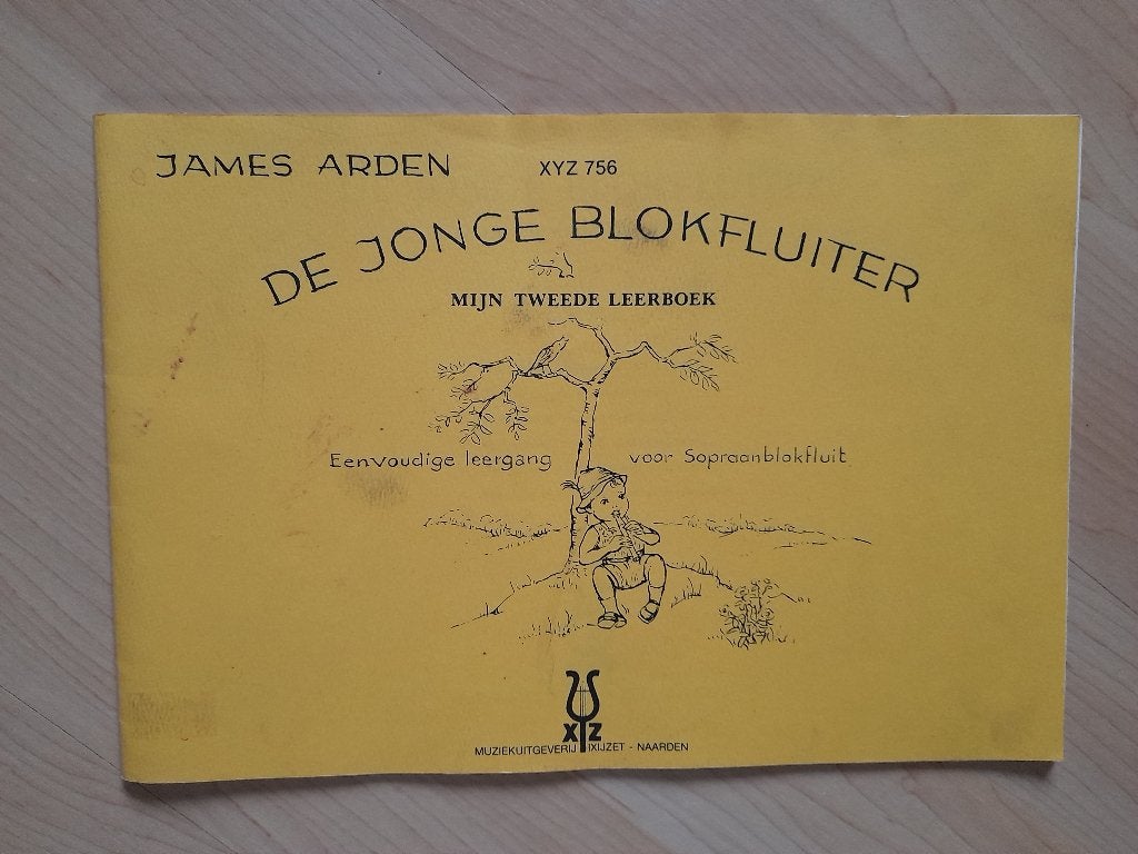 DE JONGE BLOKFLUITER James Arden Tweede Leerboek sopraan, Ophalen of Verzenden, Gelezen, Overige onderwerpen