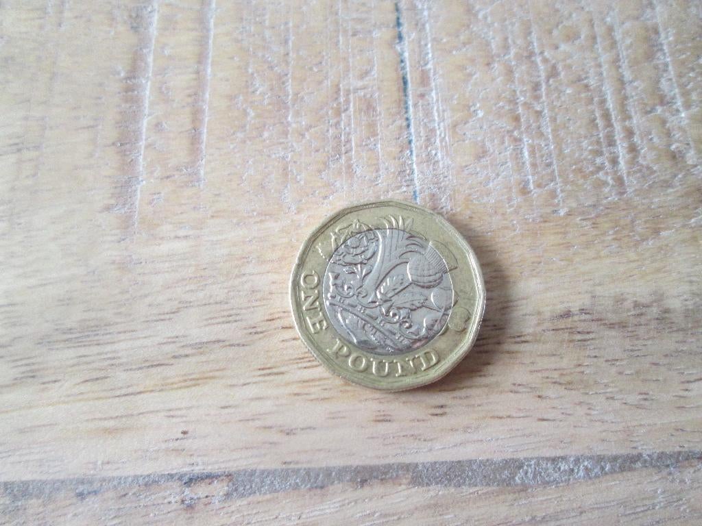 one pound elizabeth II D.G. reg. F.D. 2017, Postzegels en Munten, Ophalen of Verzenden, Overige landen, Losse munt