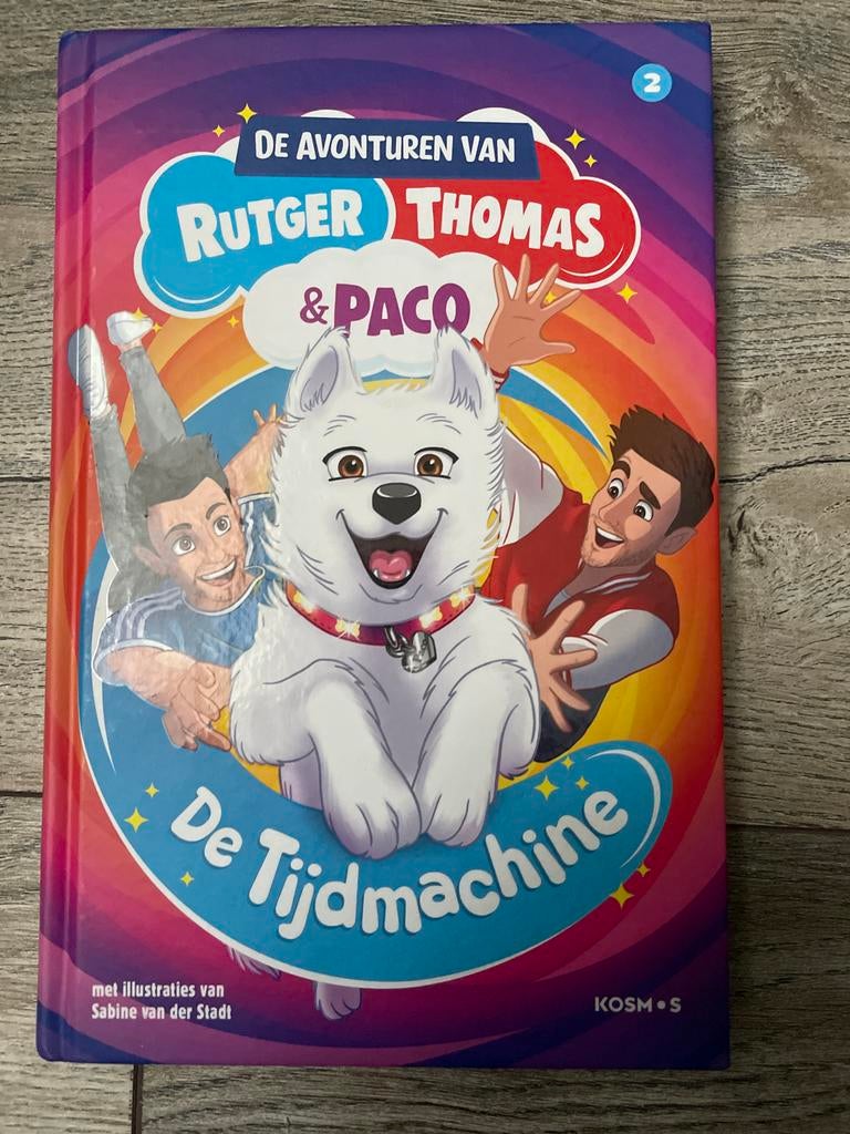 De Avonturen van Rutger, Thomas & Paco: De Tijdmachine, Boeken, Kinderboeken | Jeugd | onder 10 jaar, Ophalen of Verzenden, Zo goed als nieuw