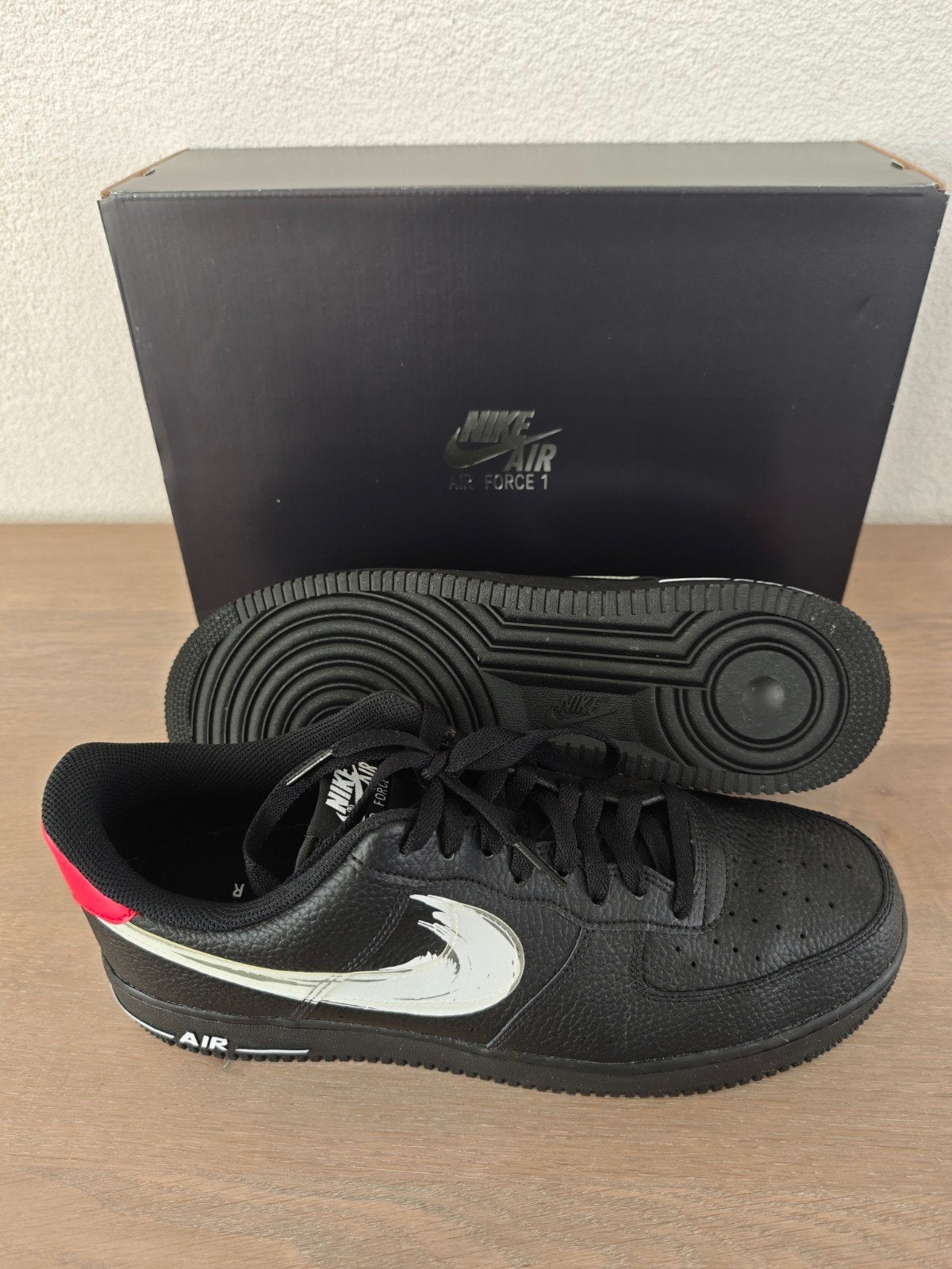 Nieuwe Nike Air Force 1 '07 LV8 DA4657-001 - Maat 47,5, Ophalen of Verzenden, Nieuw, Zwart, Nike Air Force