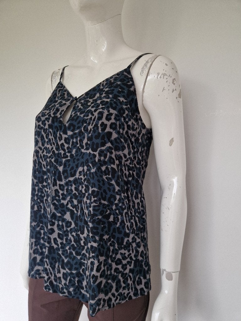 Rue de Femme top. Maat S. Dierenprint., Kleding | Dames, Overige kleuren, Rue de Femme, Nijmegen, Verhip-vintage.nl