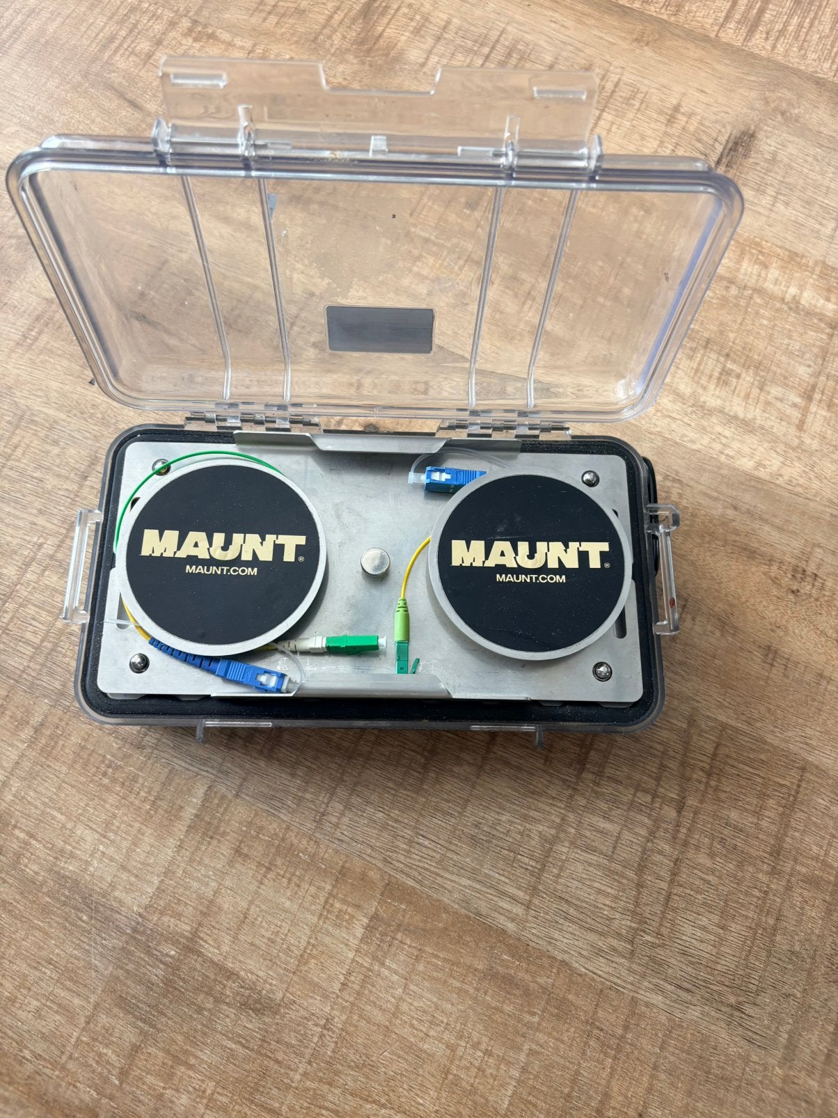 Maunt voorspan/naspan otdr  glasvezelgereedschap, Ophalen of Verzenden, Gebruikt