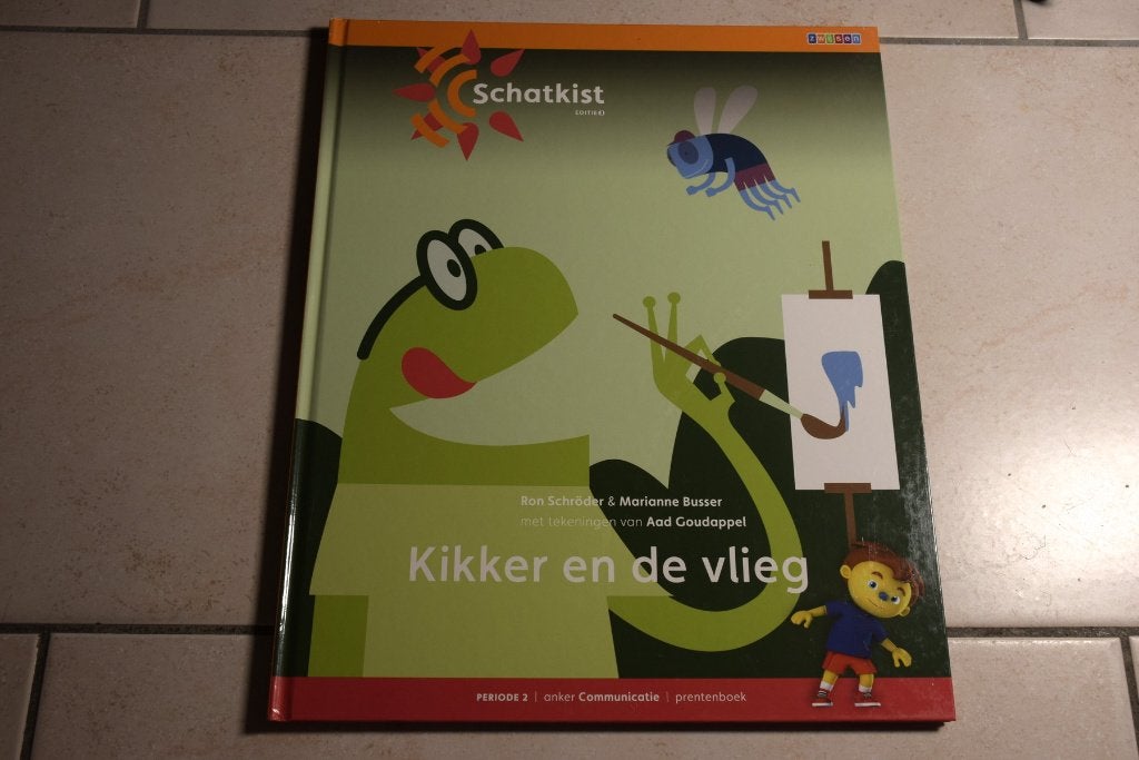 Schatkist Kikker en de vlieg  Ron Schröder & Marianne Busser, Fictie algemeen, Jongen of Meisje, Ophalen of Verzenden, Zo goed als nieuw