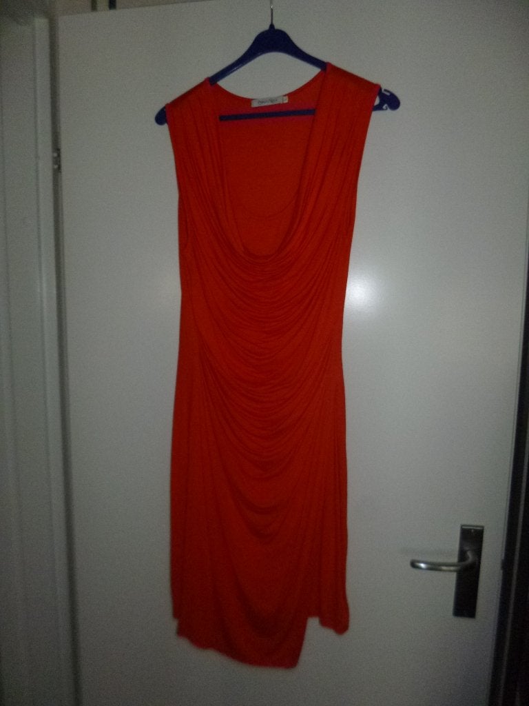 Jurk, Kleding | Dames, Jurken, Perla Nera, Maat 42/44 (L), Oranje, Ophalen of Verzenden