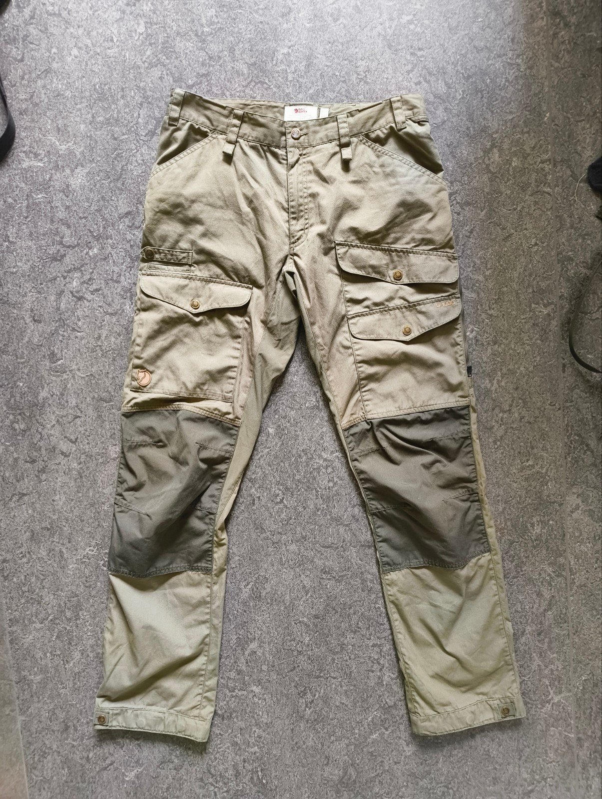 Fjällräven Vidda Pro Ventilated maat 50, long, khaki, Maat 48/50 (M), Ophalen of Verzenden, Zo goed als nieuw, Fjällräven
