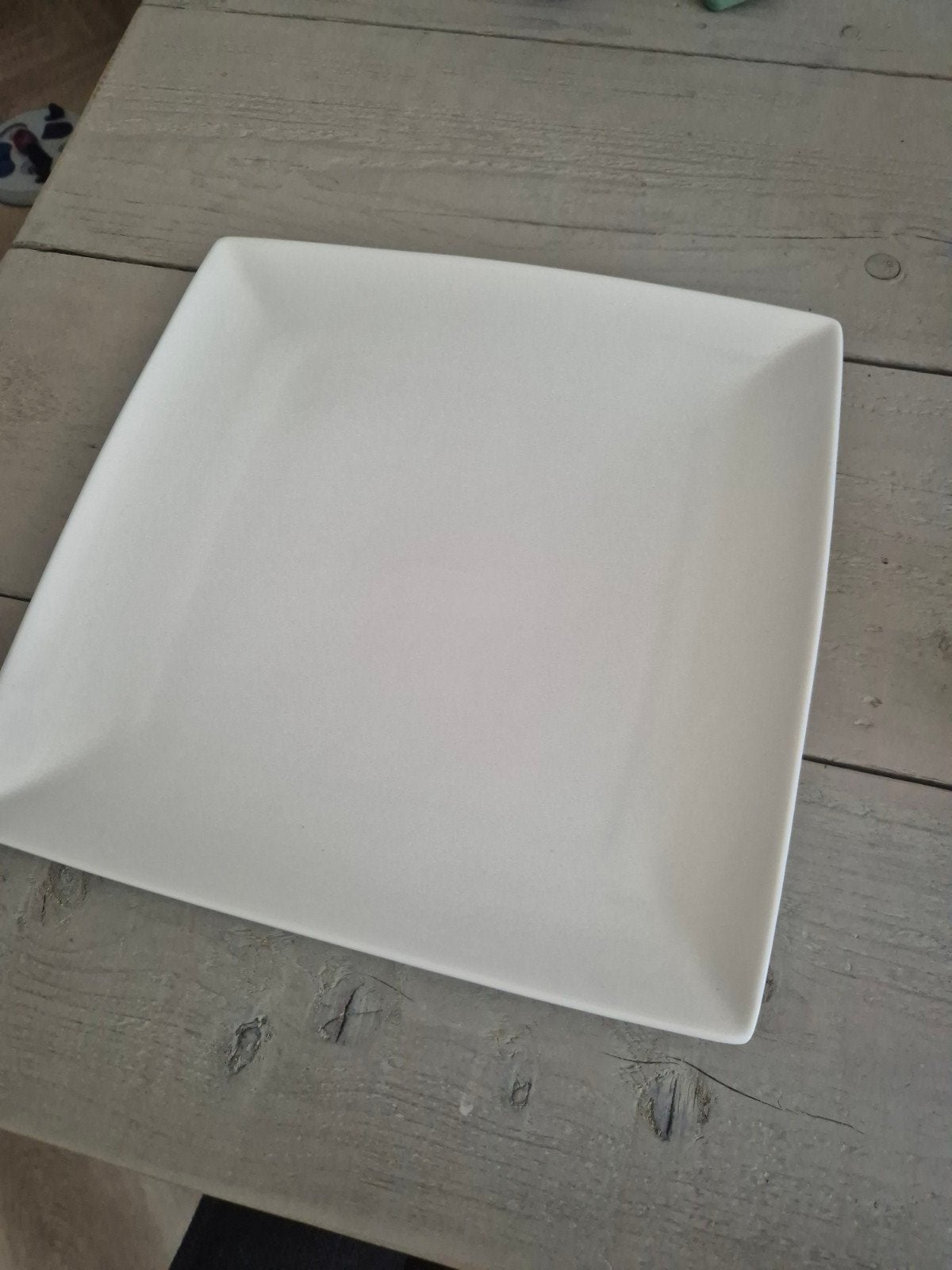 6x Yong Squito Vierkante Borden 30x30 cm, Ophalen, Zo goed als nieuw, Porselein, Bord(en)