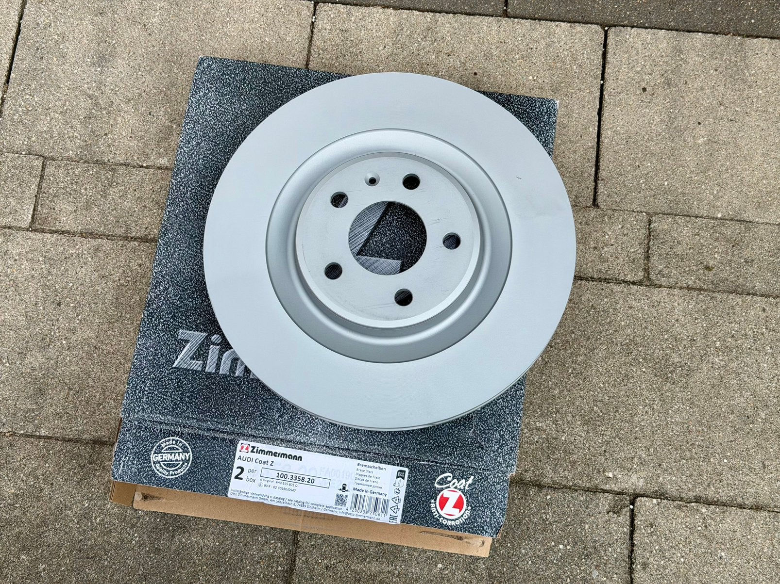 Zimmermann Coat Z remschijven - 100.3358.20, Ophalen of Verzenden, Nieuw, Audi