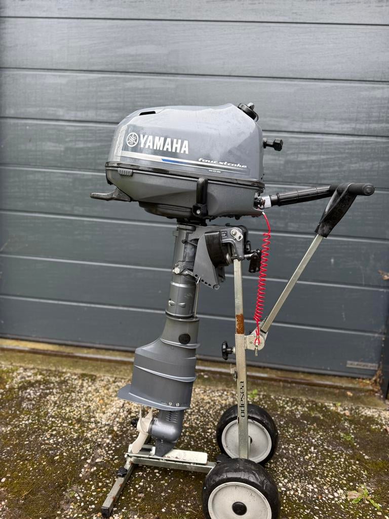 Yamaha 6pk 4 takt lang staart buitenboordmotor, Watersport en Boten, Ophalen of Verzenden, Zo goed als nieuw, Benzine, 5 tot 10 pk