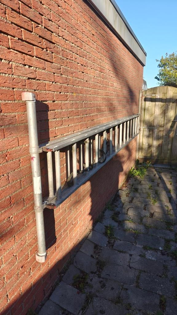 Altrex Ladder 2x3,8M - Stevige en Betrouwbare Ladder, Ophalen, Gebruikt, Ladder, Opvouwbaar of Inschuifbaar