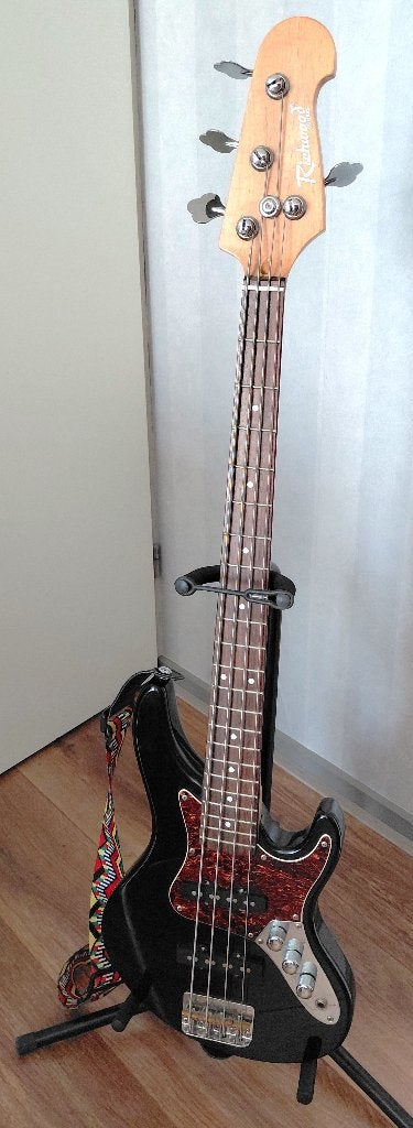 Richwood 3/4e basgitaar (Shorty) Vintage, Muziek en Instrumenten, Snaarinstrumenten | Gitaren | Bas, Ophalen, Gebruikt, Elektrisch