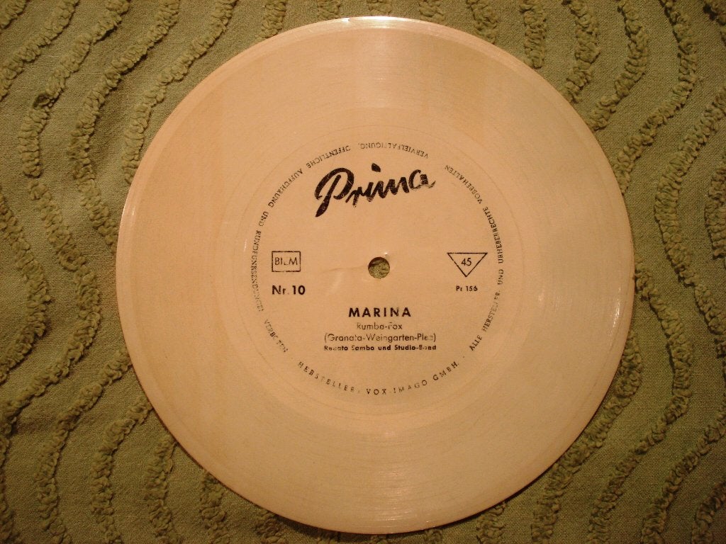 Renato Sambo  7" Flexi Disc: ‘Marina’ (Duitsland), Ophalen of Verzenden, Gebruikt, 7 inch, Schlager