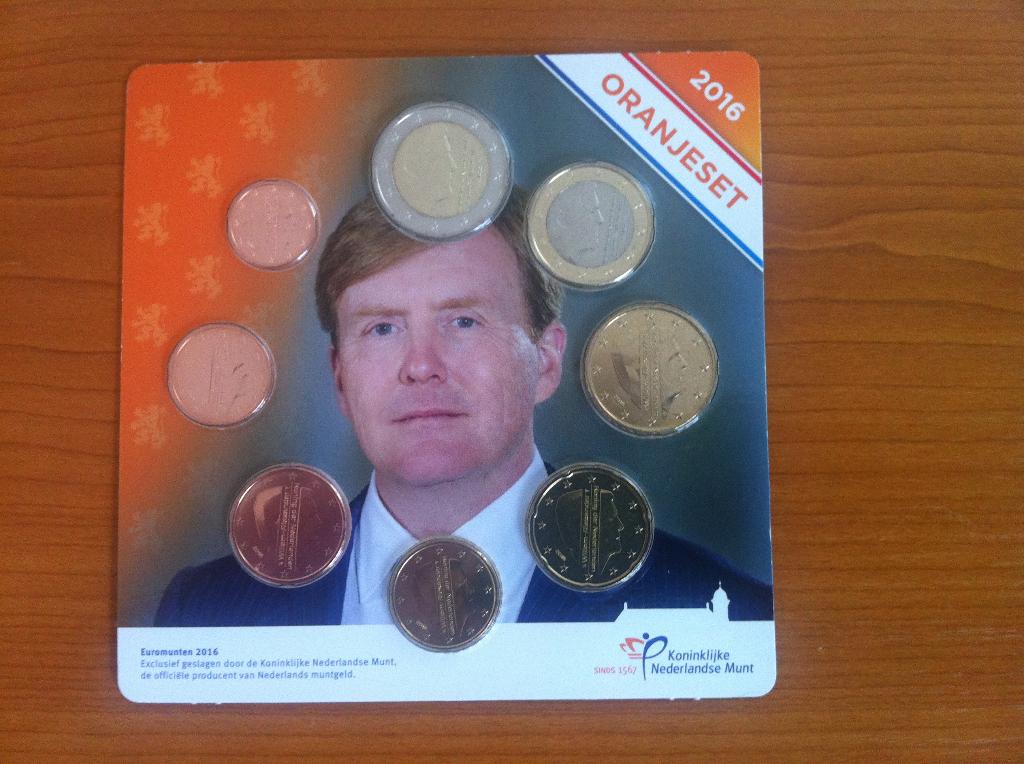(M-09) Oranjeset Nederland UNC 2016, Ophalen of Verzenden, Koningin Beatrix, Euro's, Setje