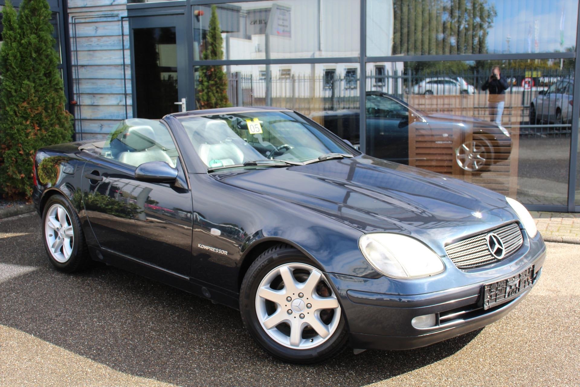 Mercedes-Benz SLK 230 K. Eibach, AMG, Ate Power Disc, Auto's, Stof, Cabriolet, Zwart, Mercedes-Benz