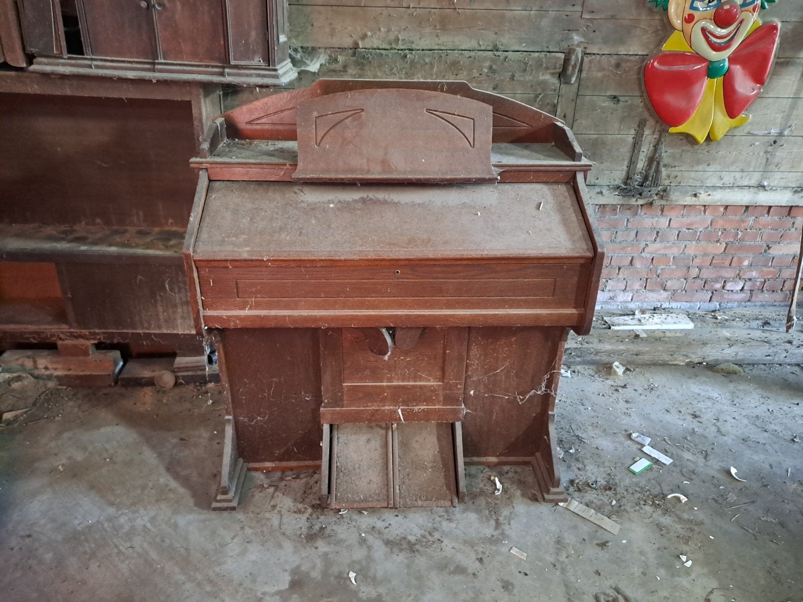 Antiek Harmonium - Opknapper voor de Liefhebber, Muziek en Instrumenten, Ophalen, Gebruikt, 1 klavier, Harmonium