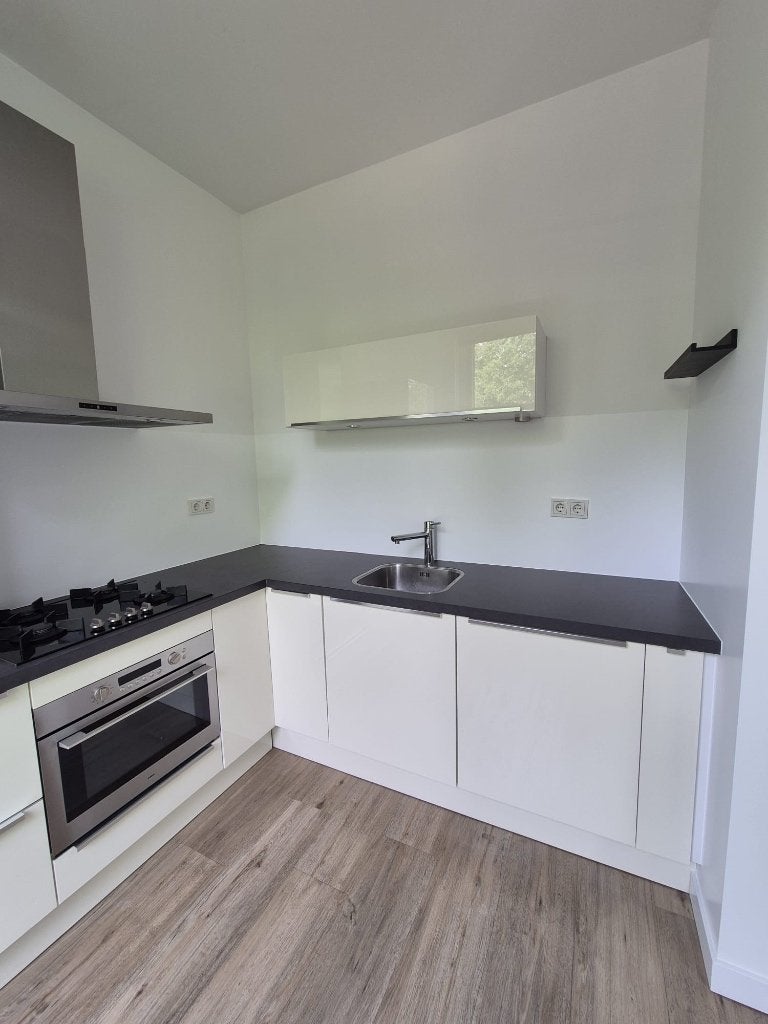 Complete keuken te koop, Huis en Inrichting, Keuken | Complete keukens, Ophalen, Hoekkeuken, Kunststof, Crème