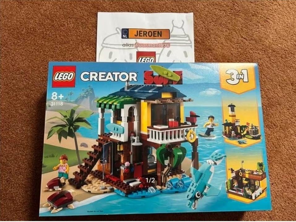 Lego CREATOR 31118 Surfer strandhuis 3in1 (nieuw & misb), Lego, Nieuw, Ophalen of Verzenden, Compleet