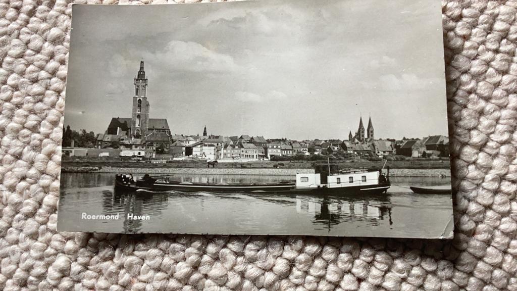 Ansichtkaart Roermond Haven. 914, Ophalen of Verzenden, 1940 tot 1960, Ongelopen, Limburg
