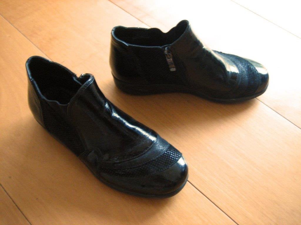 Zwarte lakleren comfortschoen ARA 37 Snazzeys, Verzenden, Nieuw, Ara comfort, Instappers