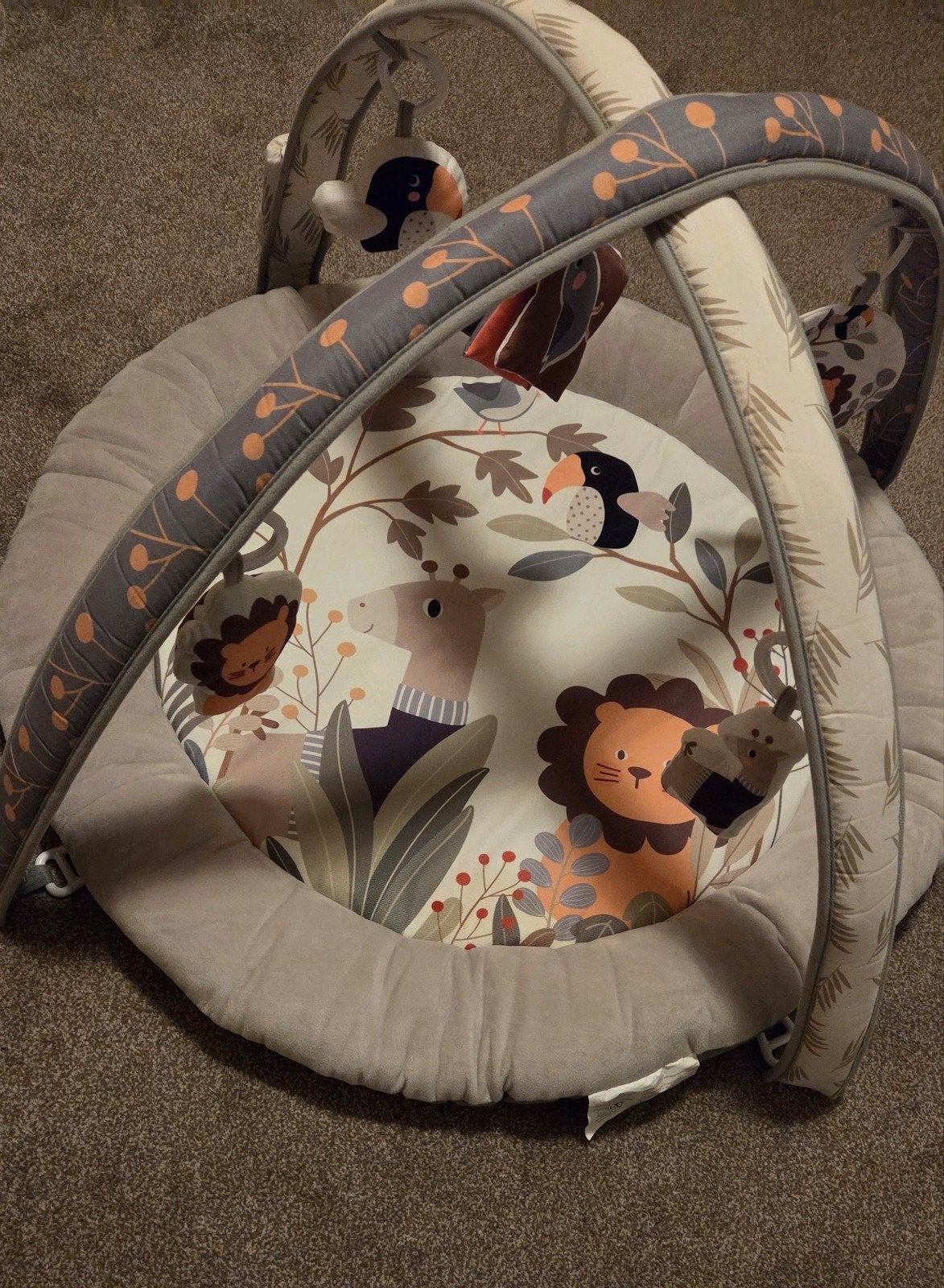 Bo jungle Savannah muziek en licht baby gym, Ophalen, Zo goed als nieuw