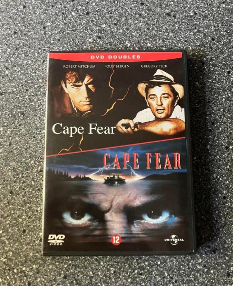 Cape Fear 1962 + 1991 - Gregory Peck, Robert De Niro 2-Disc, Vanaf 12 jaar, Ophalen of Verzenden, Zo goed als nieuw