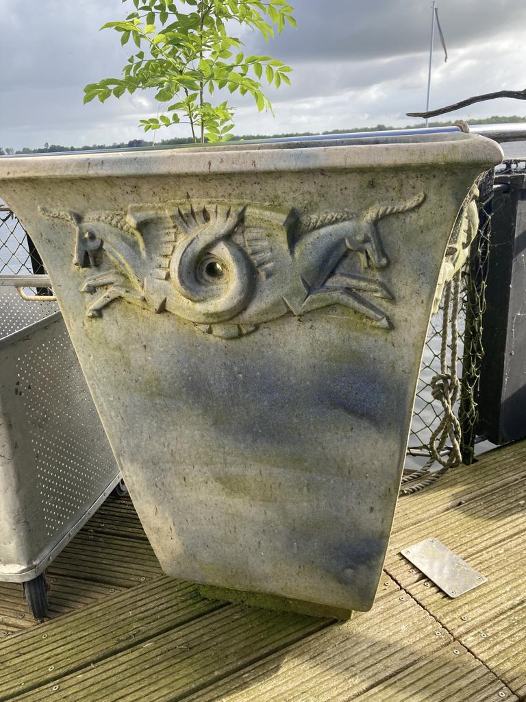 grote antieke orangerie Vasen eenhoorn, Ophalen of Verzenden
