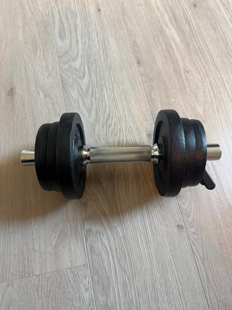 Verstelbare dumbbell en kettlebell, Ophalen, Zo goed als nieuw, Dumbbell