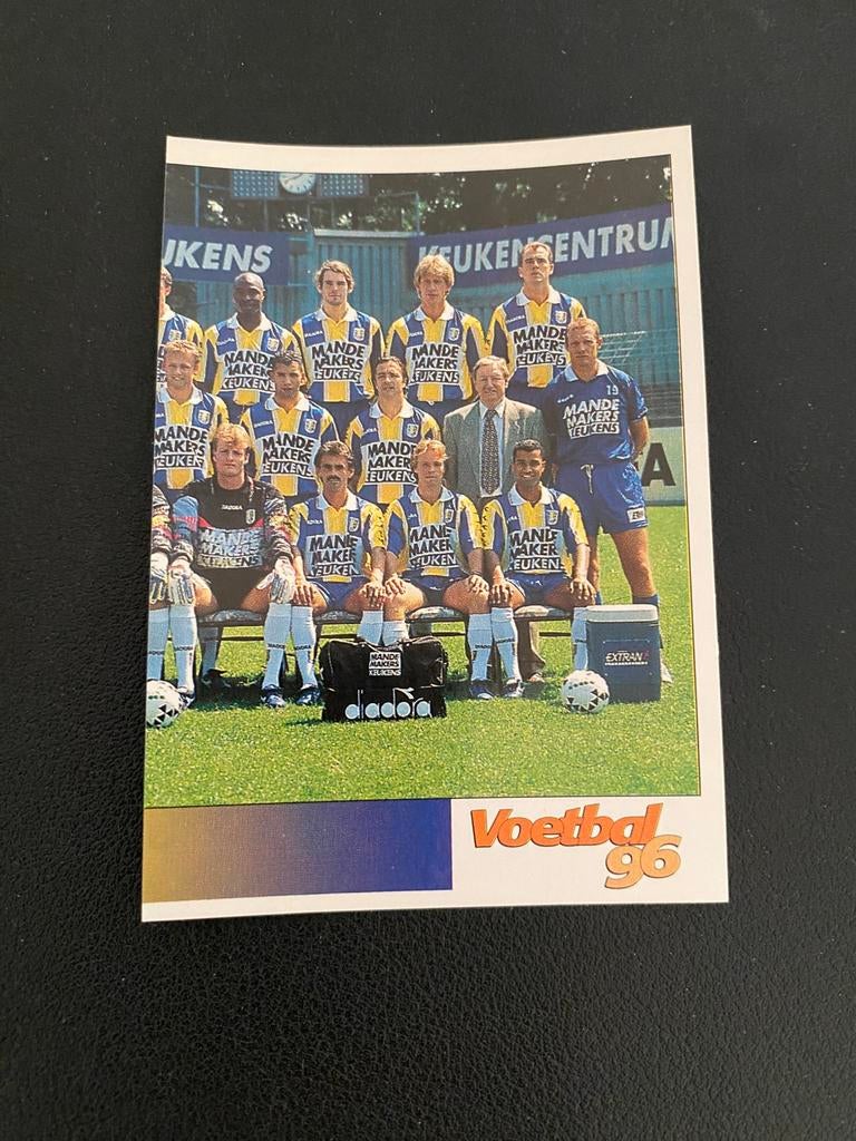 RKC Waalwijk Elftal - Panini Voetbal 96, Verzamelen, Ophalen of Verzenden, Zo goed als nieuw, Overige binnenlandse clubs, Poster, Plaatje of Sticker