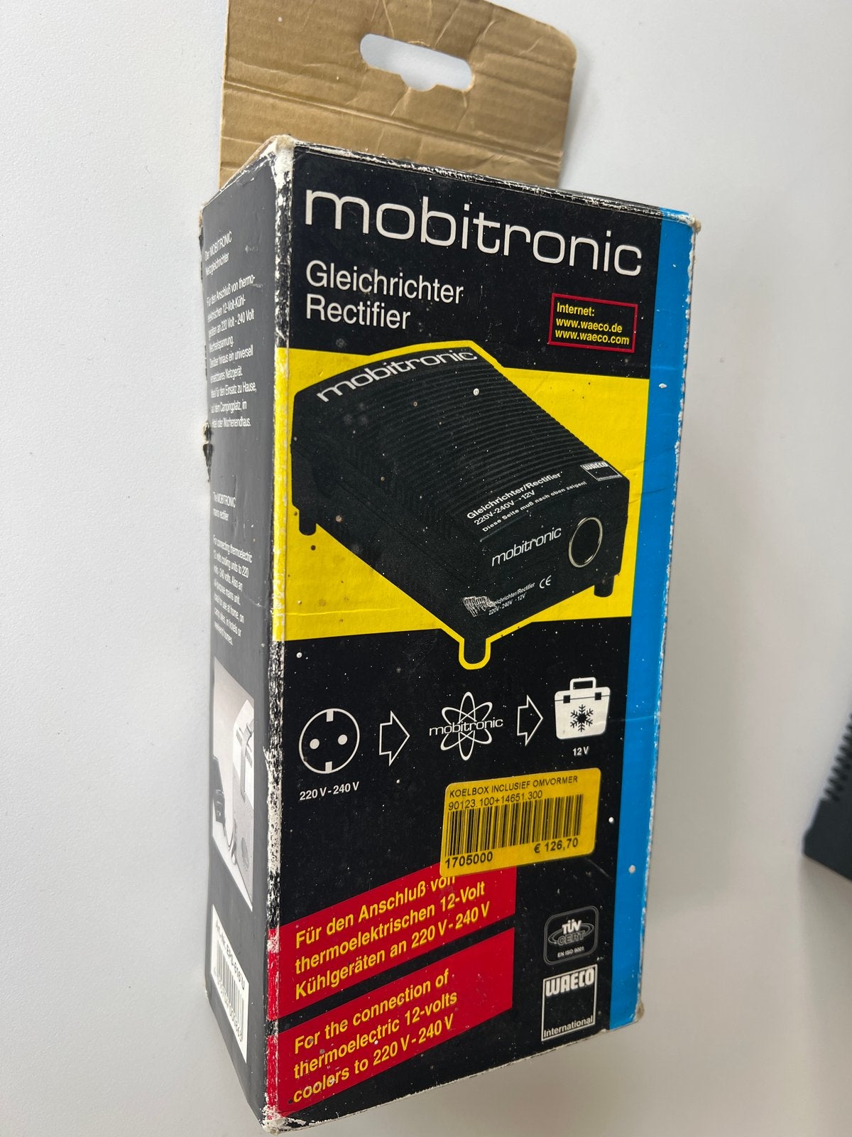 Mobitronic Gelijkrichter/Rectifier 220-240V naar 12 volt, Ophalen of Verzenden, Gebruikt