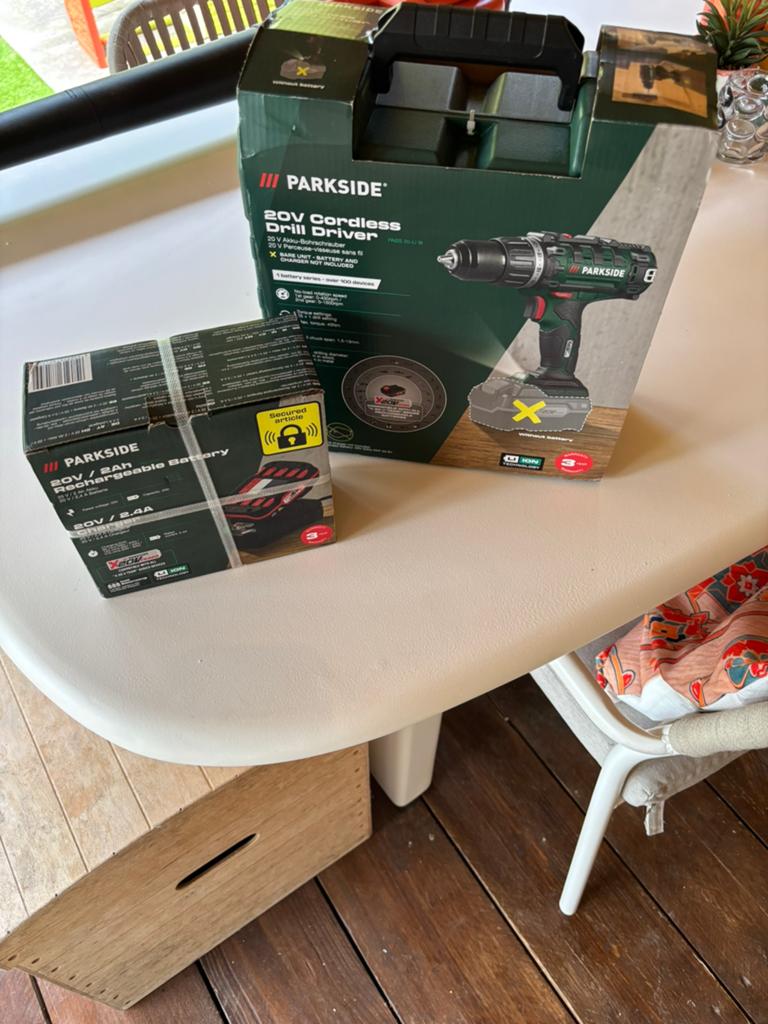 Parkside accu boormachine 20volt, Ophalen, Zo goed als nieuw, Lockmachine, Overige merken