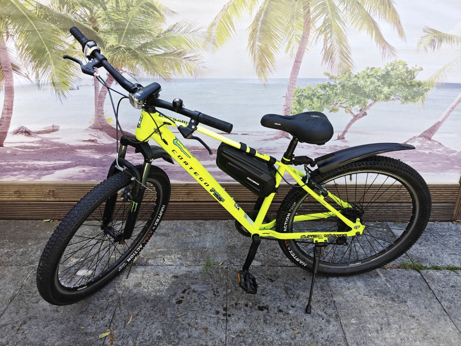 1 jaar oude mountainbike, Overige merken, Minder dan 10 versnellingen, Gebruikt, Vering