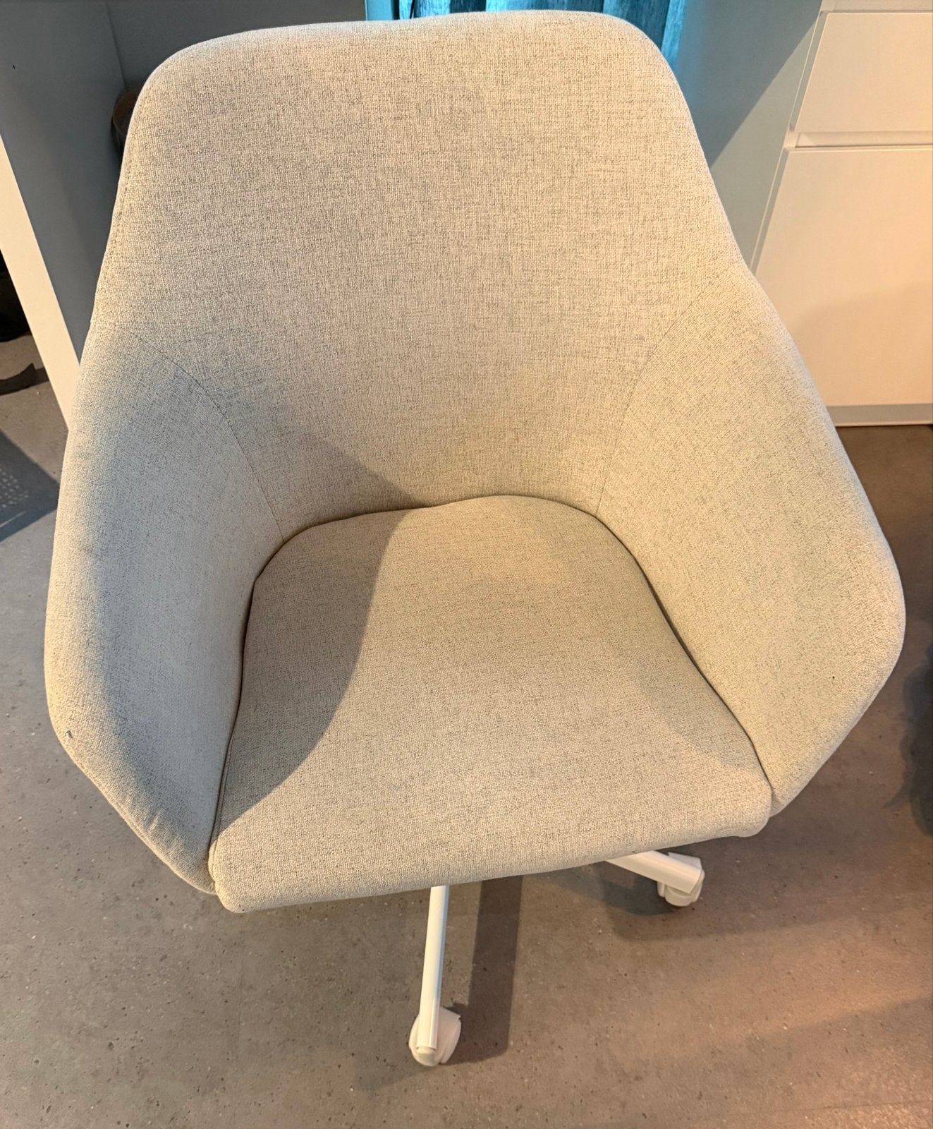 Malskar bureaustoel ikea, Ophalen of Verzenden, Zo goed als nieuw, Beige, Bureaustoel