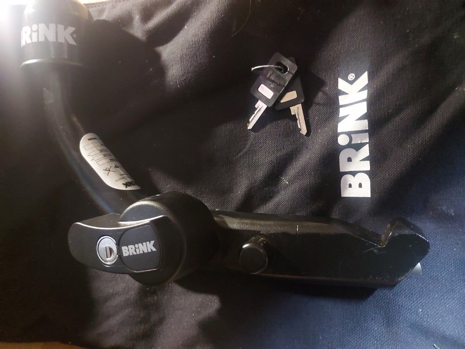Brink trekhaak met afneembare kogel en sleutels, Ophalen of Verzenden, Gebruikt