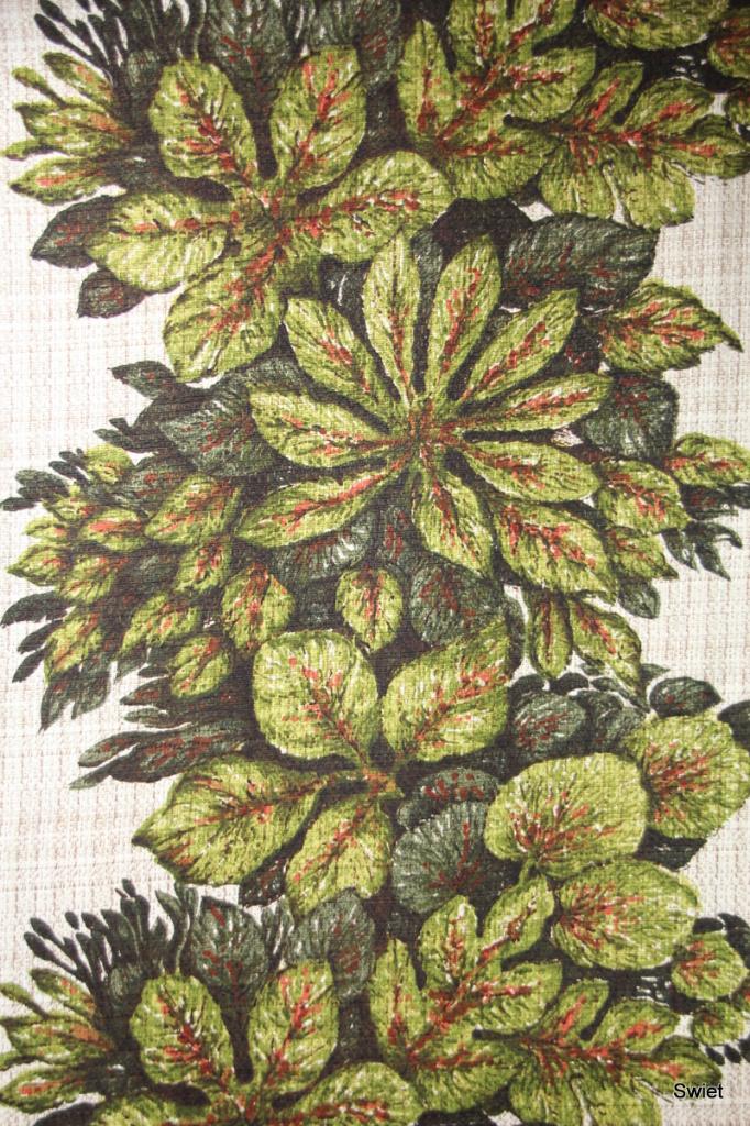 11068 Originele vintage retro stof stoffen gordijnstof Swiet, Overige kleuren, 120 cm of meer, Ophalen of Verzenden, Linnen