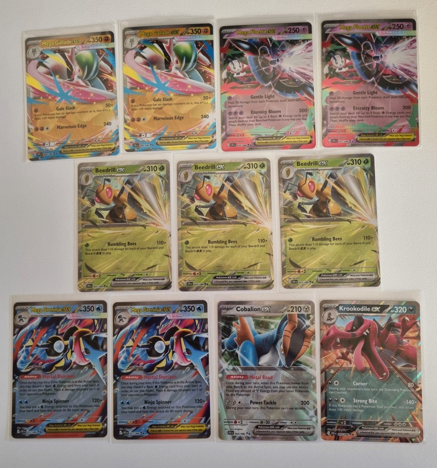 Pokemon Chaos Rising EX Kaarten, Ophalen of Verzenden, Nieuw, Meerdere kaarten, Foil