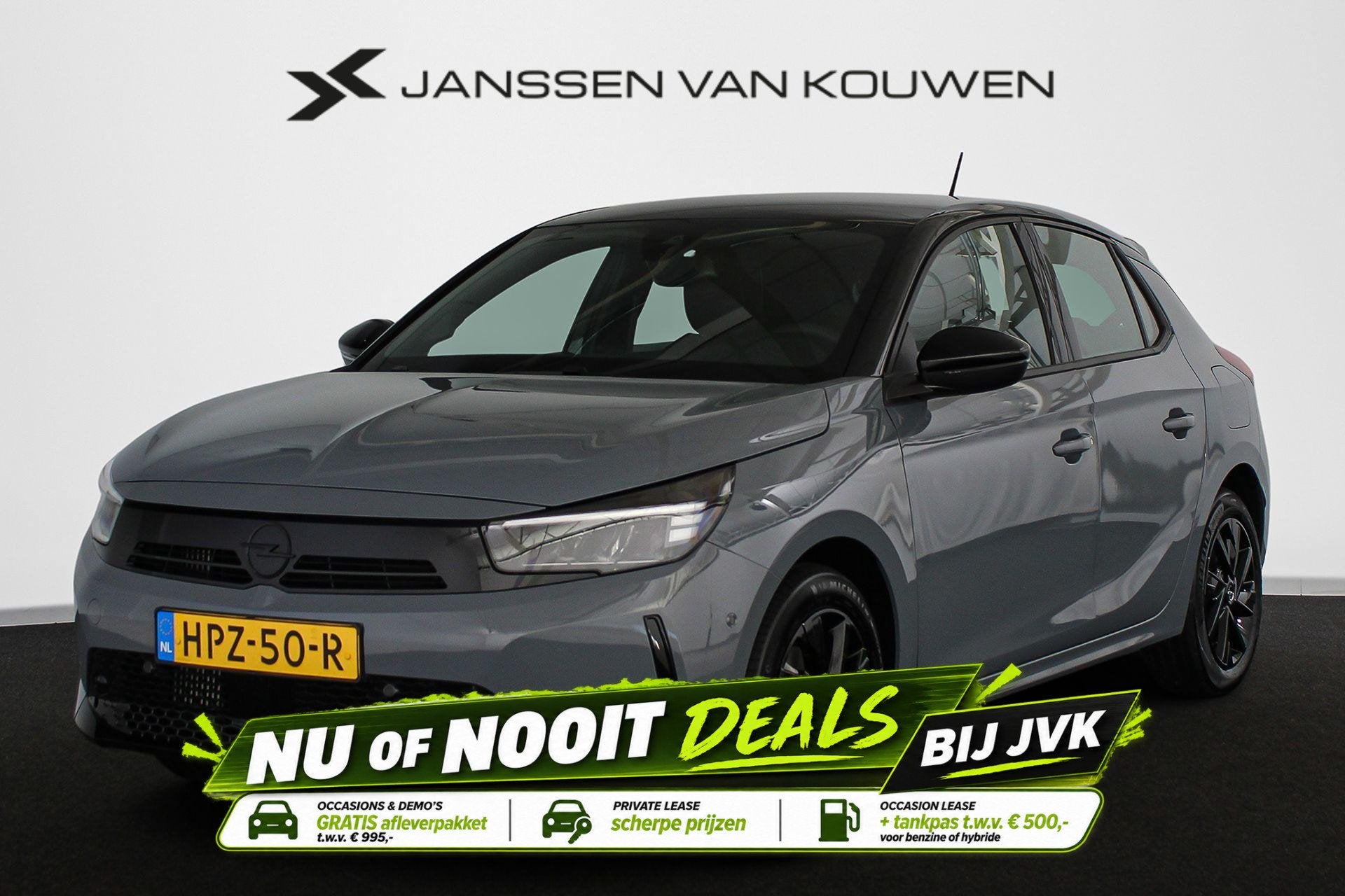 Opel Corsa 1.2 Turbo Hybrid GS Automaat Camera Apple CarPlay, Auto's, Stof, Gebruikt, 1199 cc, 610 kg