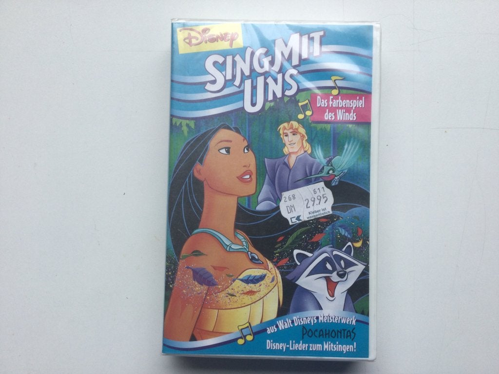 Disney Sing mit uns Sammler VHS Kassette, Cd's en Dvd's, Ophalen of Verzenden, Zo goed als nieuw, Kinderprogramma of -film, Vanaf 6 jaar