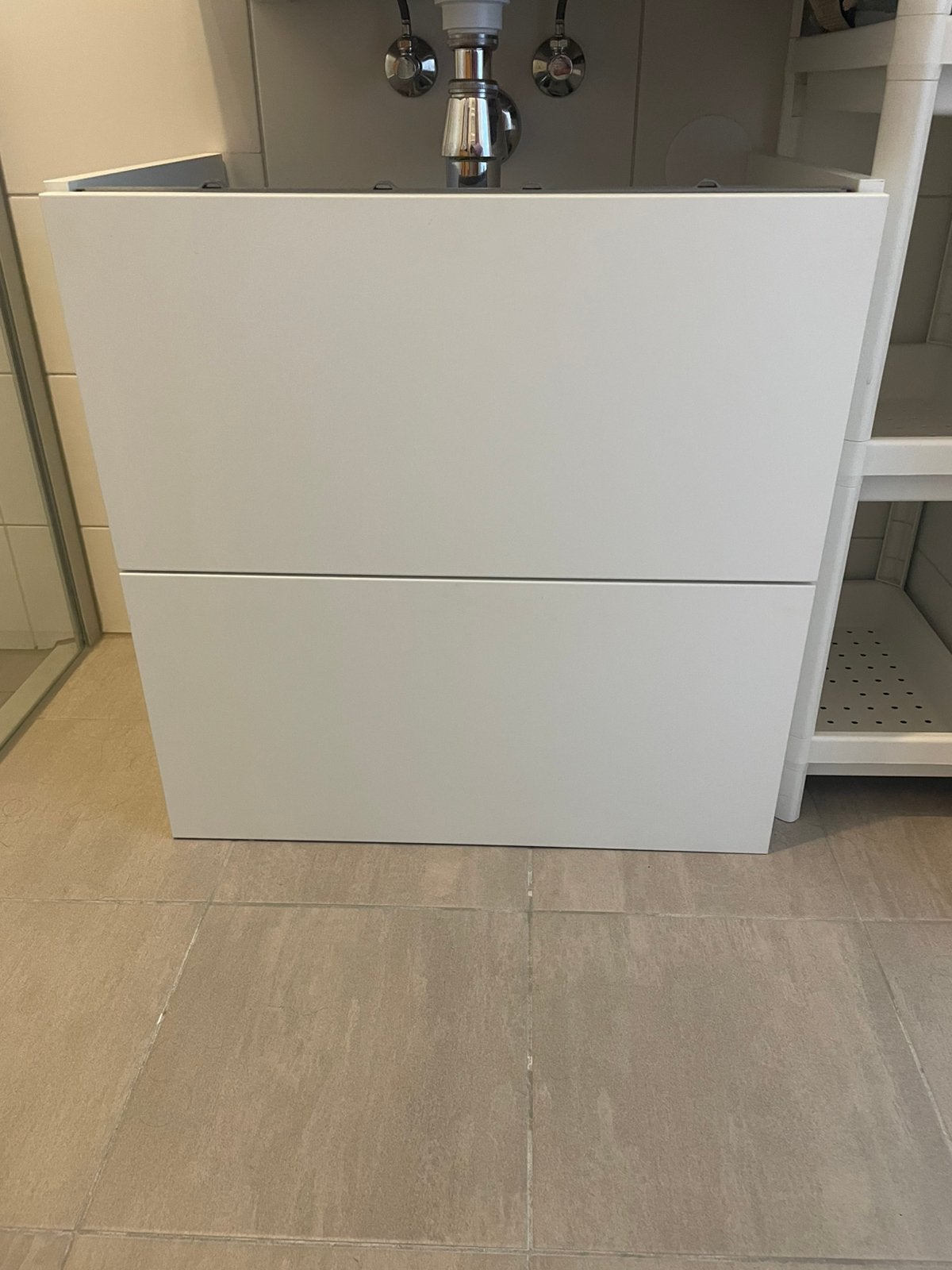 Wastafelkast met lades, Ophalen, 50 tot 100 cm, Zo goed als nieuw, Minder dan 100 cm