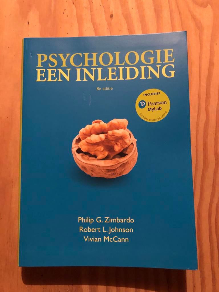 Boek Psychologie een inleiding 8e editie, Ophalen of Verzenden, Zo goed als nieuw, Overige onderwerpen