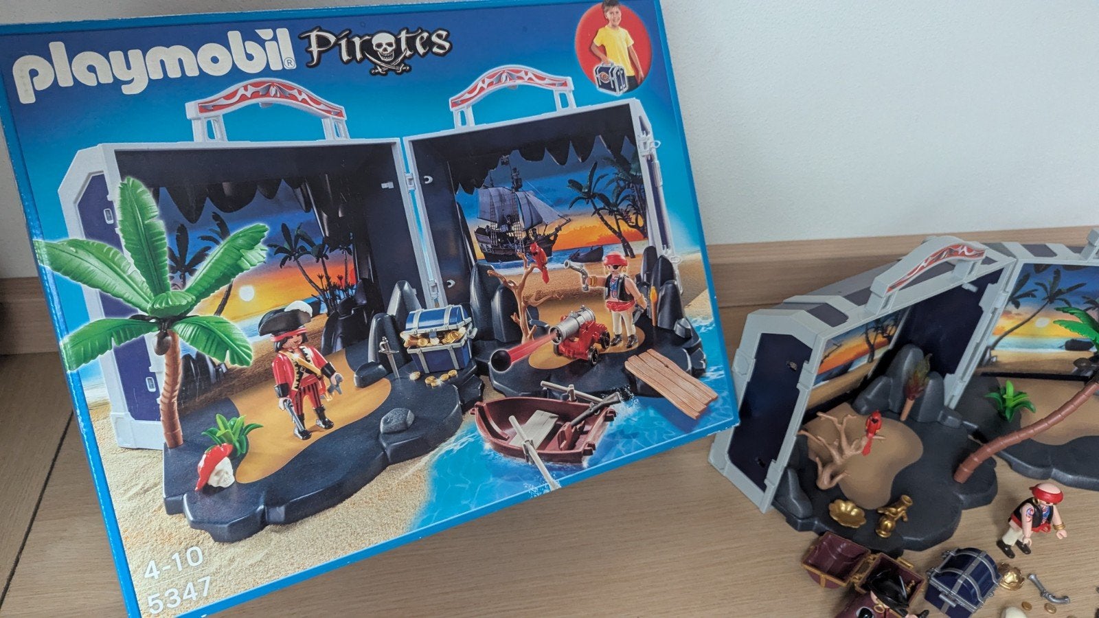 Playmobil Piraten Eiland Koffer 5347, Pirates, Complete set, Overige typen, Ophalen of Verzenden