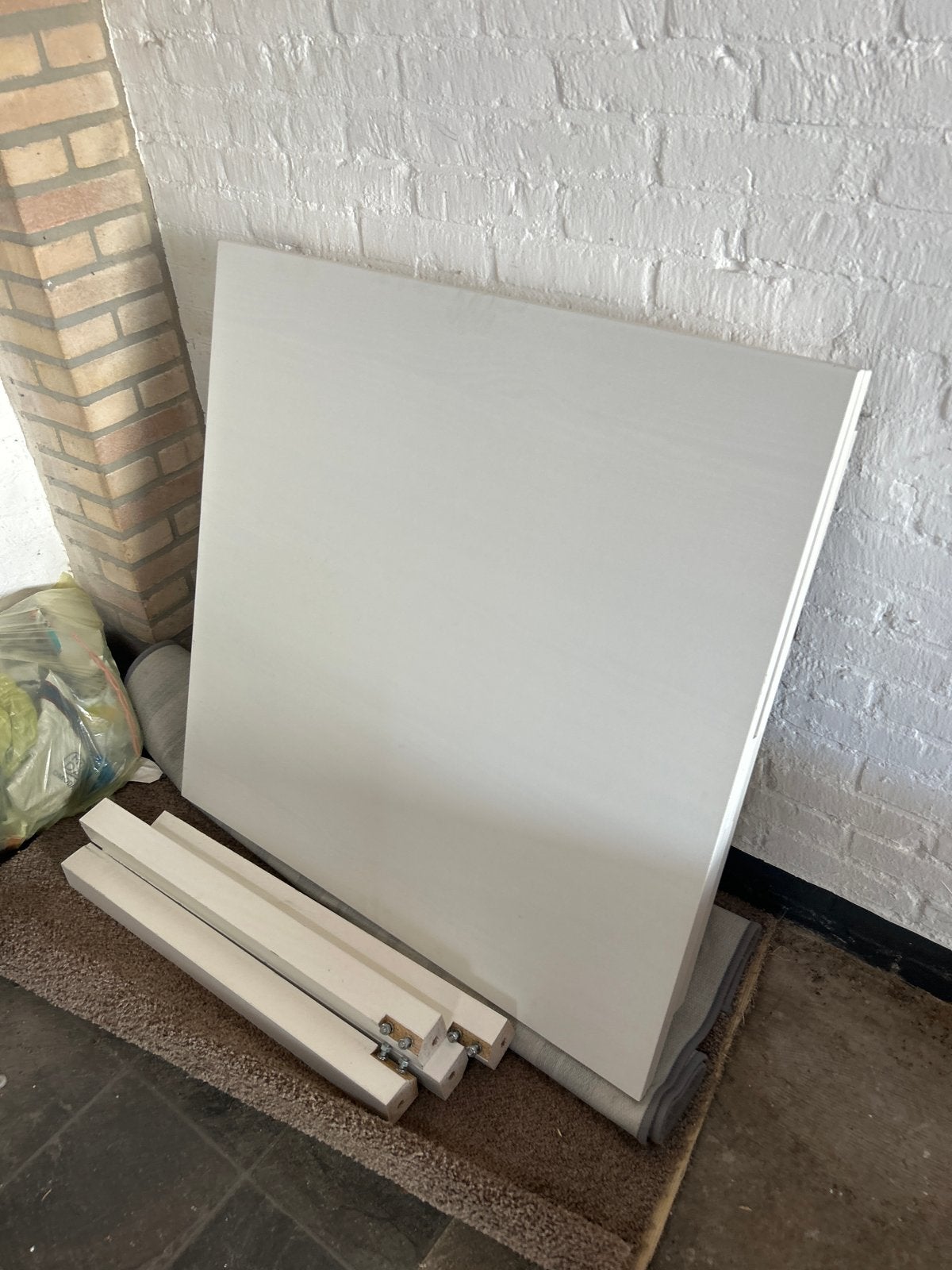 Uitschuifbare IKEA tafel 90x90 cm, verlengbaar tot 180 cm, Gebruikt, Vierkant, 150 tot 200 cm, Vier personen