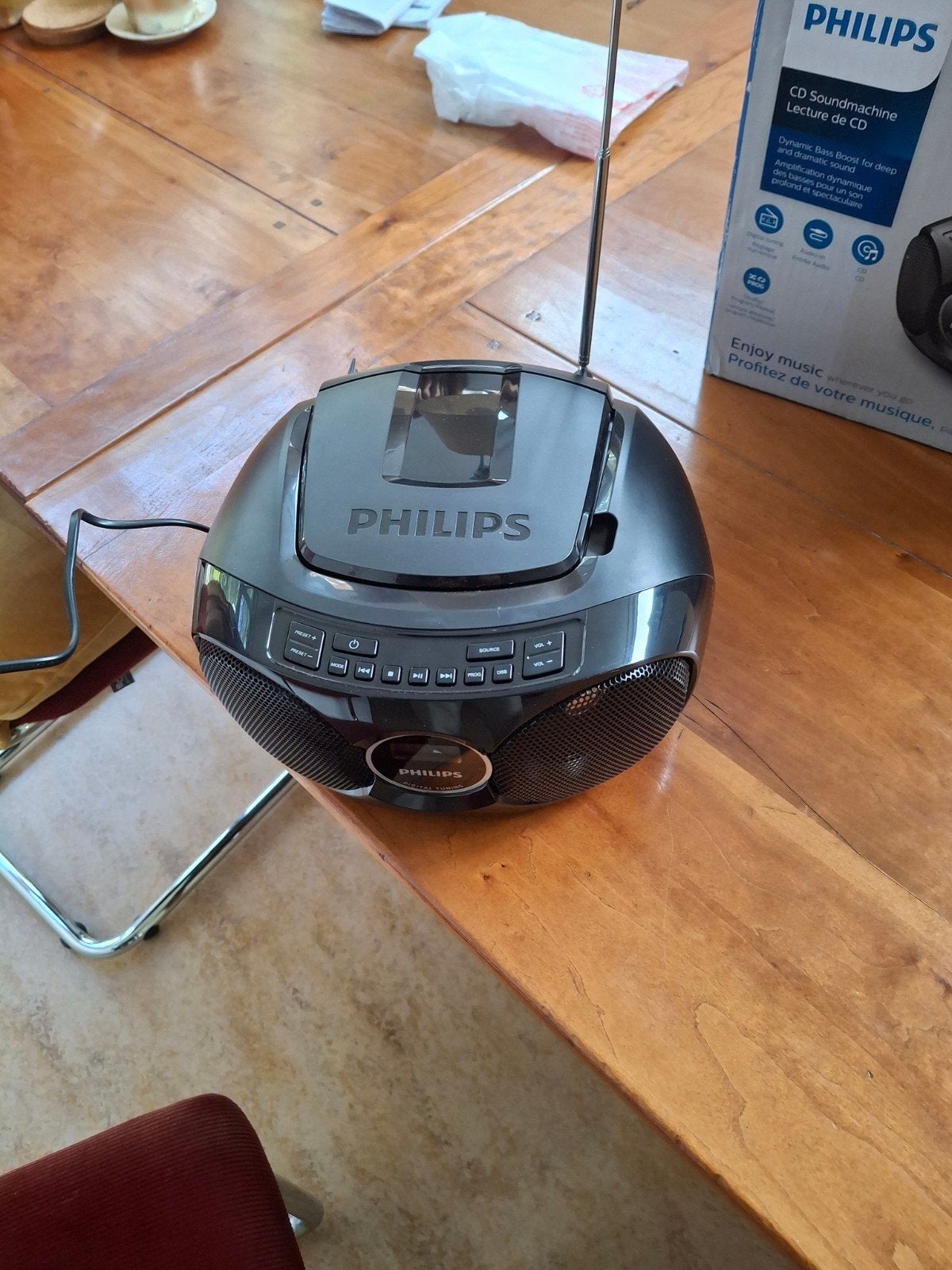 Nieuwe Philips CD Soundmachine met radio.Noodradio.., Ophalen, Nieuw, Radio, Met cd-speler