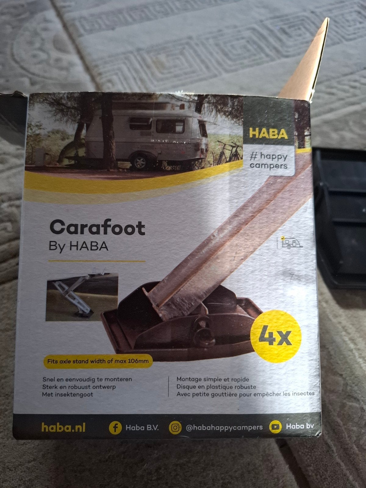 HABA Carafoot Caravan Steunvoetjes (4x) - Nieuw, Ophalen of Verzenden, Nieuw