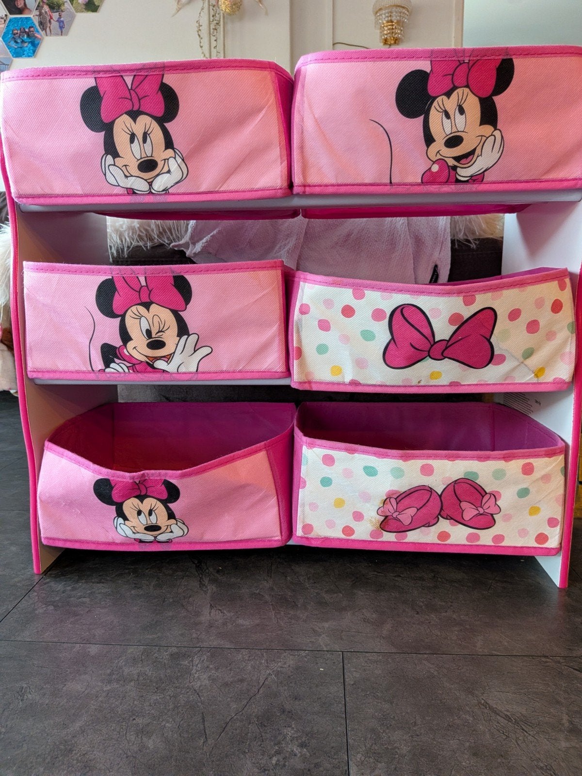 Minnie Mouse Opbergkast met 6 Bakken, Ophalen, Gebruikt, Kast