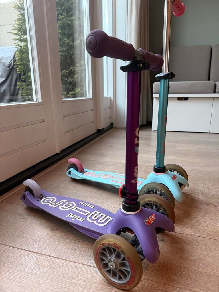 Micro Mini Step Deluxe 2-6 jaar - Paars, Fietsen en Brommers, Steps, Ophalen, Gebruikt, Gewone step
