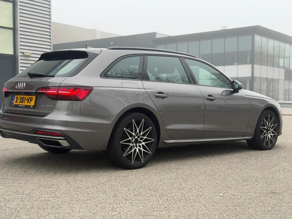 Audi A4 2.0 Tfsi Ultra Mhev 190pk S Tronic 2019 Grijs, Auto's, 1984 cc, A4, Leder, 84 €/maand