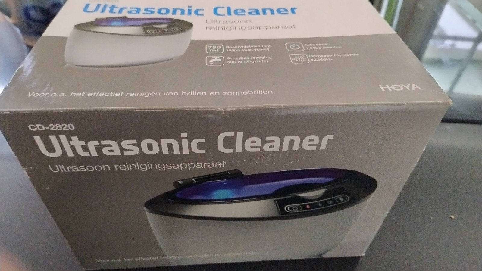 Hoya CD-2820 Ultrasoon Reinigingsapparaat, Witgoed en Apparatuur, Ophalen of Verzenden, Zo goed als nieuw