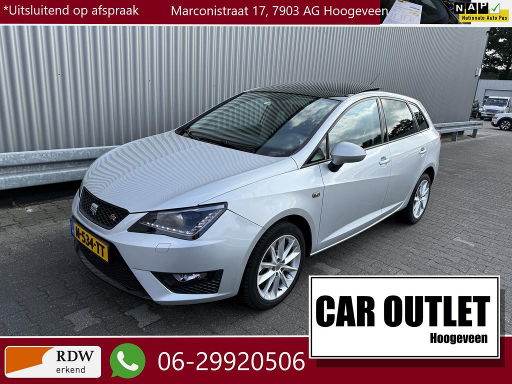 SEAT Ibiza ST 1.4 TSI FR Leer Pano Navi AUTOMAAT Nw APK --In, Euro 5, Gebruikt, Zwart, 4 cilinders