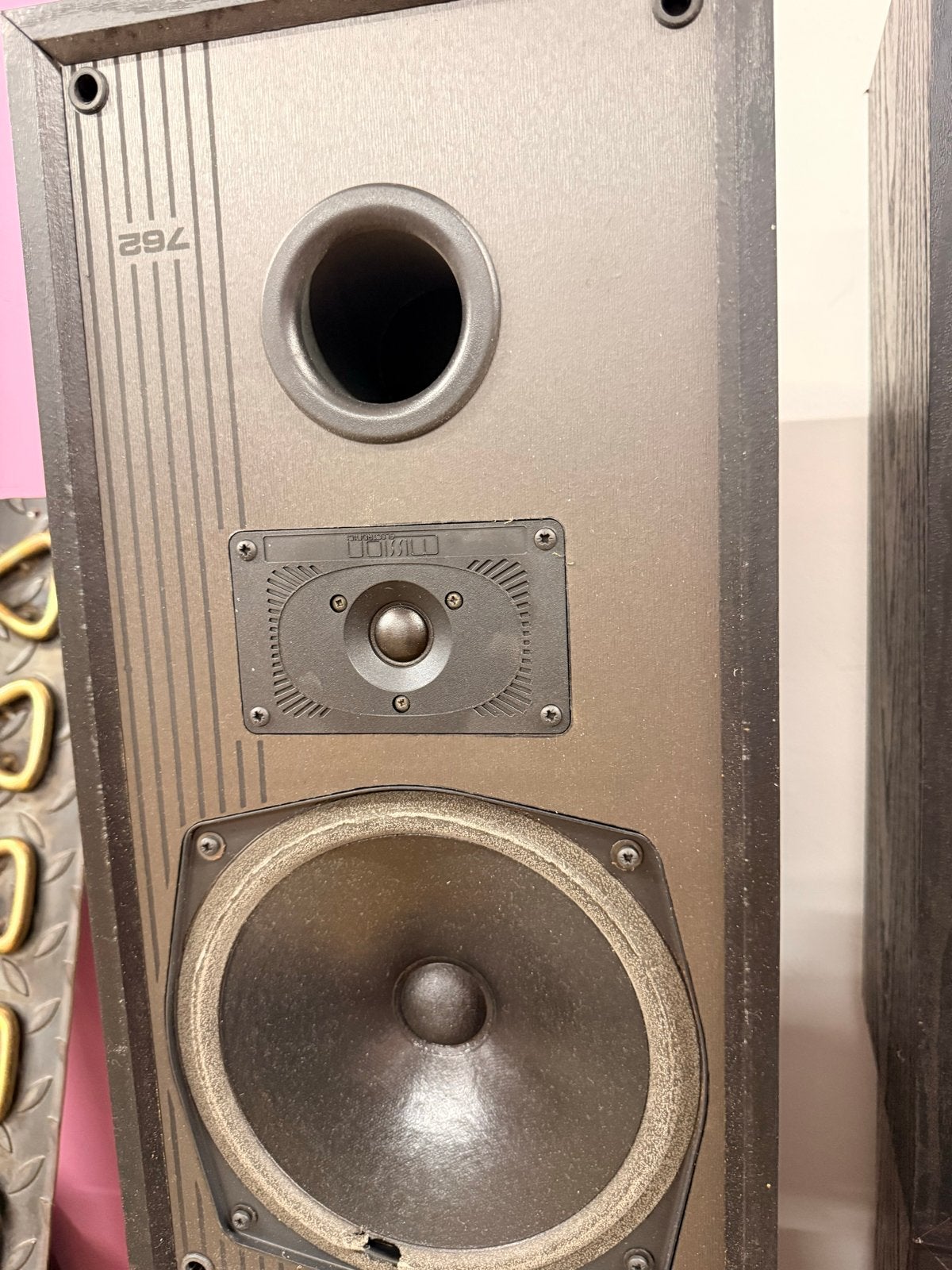 Mission 762 Vloerstaande Luidsprekers - Made in England, Ophalen, Vloerstaande luidspreker, Gebruikt, Basreflex